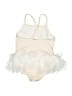 BMG 100% Polyester Ivory One Piece Swimsuit Size 2T - 3T - photo 2