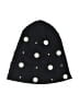 Assorted Brands Polka Dots Black Beanie One size - photo 1