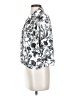 Haver + Blair 100% Polyester Silver Short Sleeve Blouse Size S - photo 5