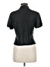 Unbranded Metallic Black Short Sleeve Blouse Size MedEstimated - photo 2