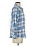 Well Worn 100% Viscose Plaid Blue Long Sleeve Button-Down Shirt Size S - photo 4