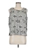 Hot Cotton Gray Sleeveless Top Size M - photo 1