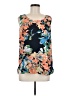 Chico's 100% Polyester Black Sleeveless Blouse Size Med (1) - photo 1