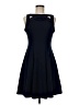 Gabby Skye Solid Blue Cocktail Dress Size 8 - photo 1