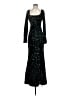 Lulus 100% Polyester Stars Black Cocktail Dress Size S - photo 1