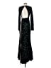 Lulus 100% Polyester Stars Black Cocktail Dress Size S - photo 2