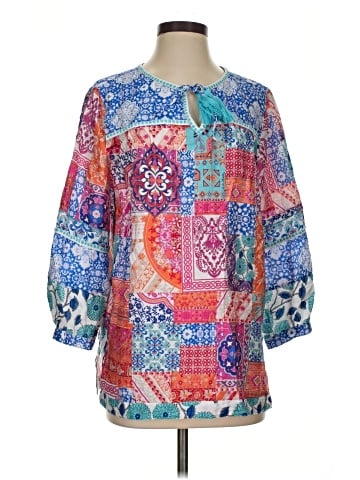John Mark 3/4 Sleeve Blouse (view 1)
