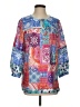 John Mark Blue 3/4 Sleeve Blouse Size S - photo 1