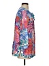 John Mark Blue 3/4 Sleeve Blouse Size S - photo 4