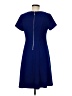 Alyx Solid Blue Casual Dress Size 6 - photo 2
