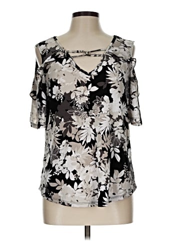 Adrienne Vittadini Short Sleeve Blouse (view 1)