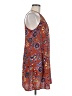 Bebop 100% Polyester Paisley Orange Casual Dress Size M - photo 4
