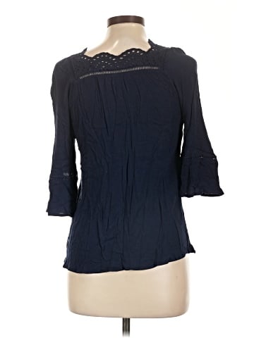 Pale Sky 3/4 Sleeve Blouse (view 2)