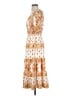 Maison Tara Paisley Orange Casual Dress Size 4 - photo 5
