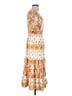 Maison Tara Paisley Orange Casual Dress Size 4 - photo 4