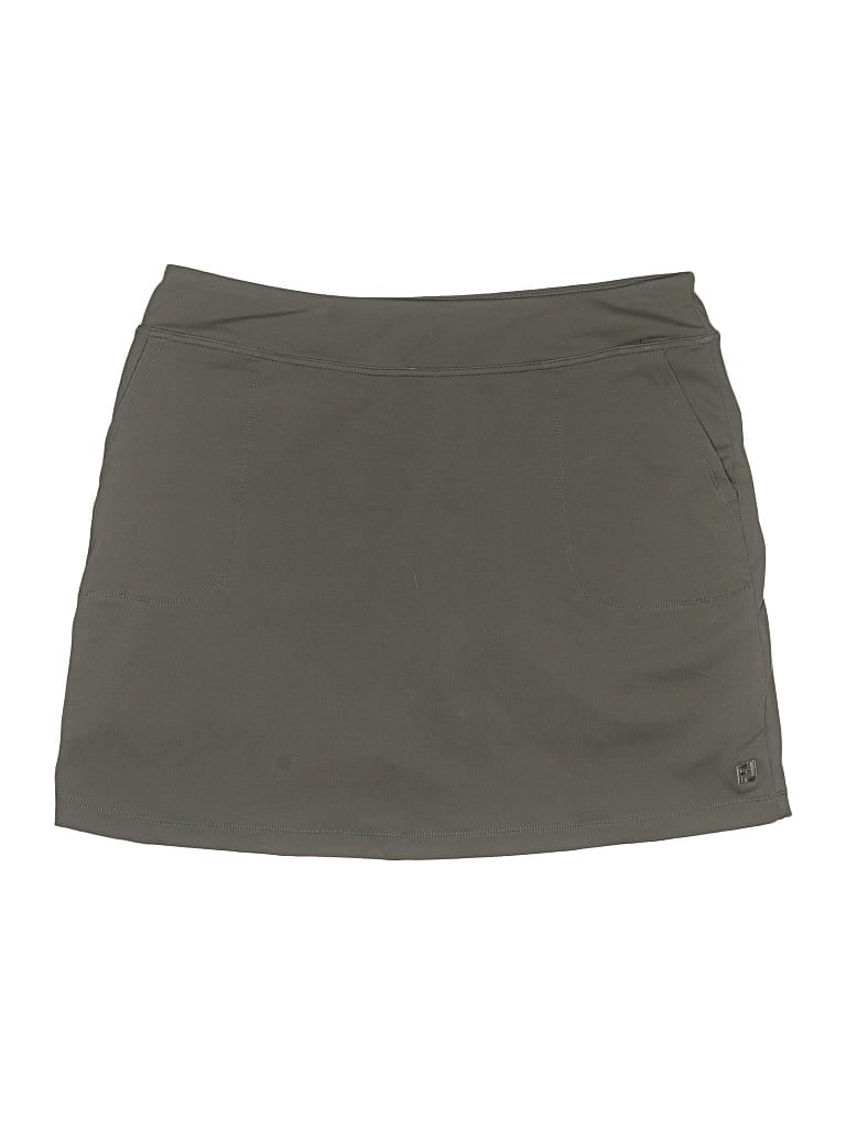 Pre-owned Fj Footjoy Casual Skirt In Gray