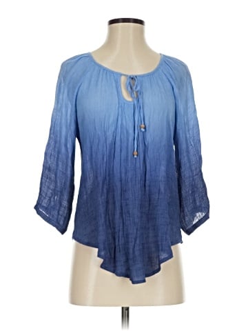 Iz Byer 3/4 Sleeve Blouse (view 1)