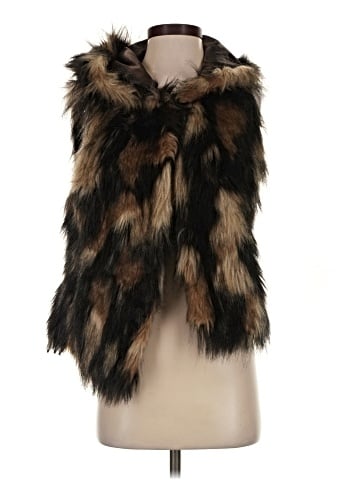INC International Concepts Faux Fur Vest (view 1)