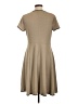 En Focus Studio Solid Tan Casual Dress Size 10 - photo 2