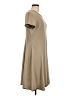 En Focus Studio Solid Tan Casual Dress Size 10 - photo 4