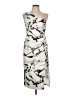 True Violet Graphic Ivory Cocktail Dress Size 12 - photo 1