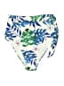 Unbranded Tropical Ivory Blue Swimsuit Bottoms Size M - photo 1