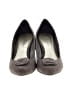 Ann Marino Gray Brown Heels Size 9 - photo 2