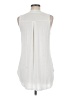 Elia-Cher Ivory Sleeveless Button-Down Shirt Size 8 - photo 2