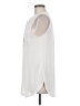 Elia-Cher Ivory Sleeveless Button-Down Shirt Size 8 - photo 5