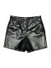 Wilfred 100% Polyurethane Metallic Silver Black Shorts Size 8 - photo 1