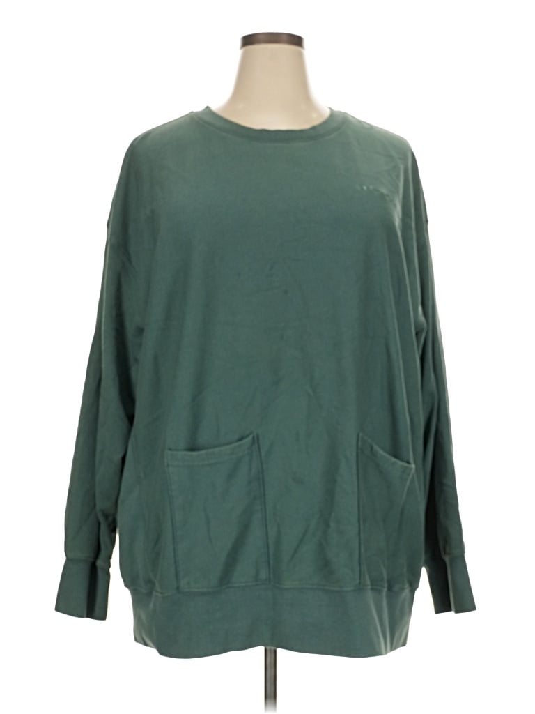 Pre-owned Champion Sweatshirt In Green