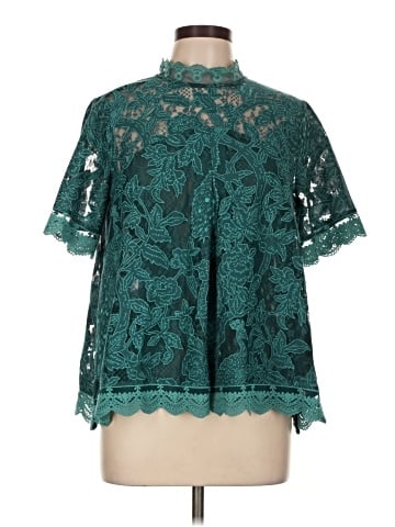 HD in Paris Short Sleeve Blouse (view 1)