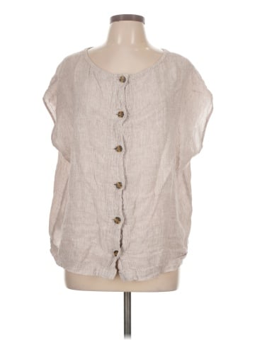 Tahari Short Sleeve Blouse (view 1)