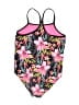 Hurley Tropical Pink One Piece Swimsuit Size 4 - 6 - photo 2