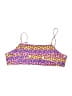 Unbranded Animal Print Purple Swimsuit Top Size XL - photo 2