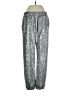 David Lerner 100% Polyester Metallic Silver Sweatpants Size S - photo 1