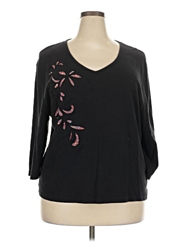 Crystal-Kobe 3/4 Sleeve T-Shirt (view 1)