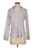 Chico's 100% Cotton Polka Dots Ivory Long Sleeve Blouse Size Sm (0) - photo 1