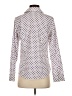 Chico's 100% Cotton Polka Dots Ivory Long Sleeve Blouse Size Sm (0) - photo 2