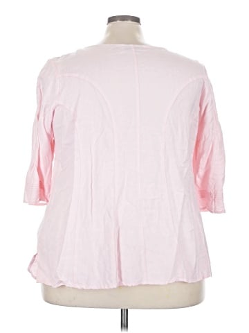 Avenue 3/4 Sleeve Button-Down Shirt (view 2)