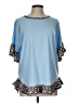 Unbranded Blue Short Sleeve Top Size L - photo 1