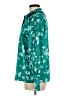 Halogen Print Green Long Sleeve Blouse Size M - photo 5