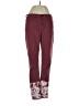 Baccini Floral Burgundy Jeans Size 4 - photo 1