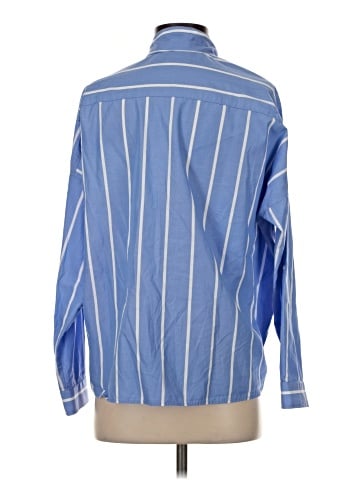 Zara Basic Long Sleeve Button-Down Shirt (view 2)