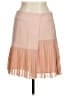 dalia 100% Polyester Color Block Tan Pink Formal Skirt Size 8 - photo 1