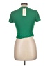 Shein Green Short Sleeve Turtleneck Size L - photo 2