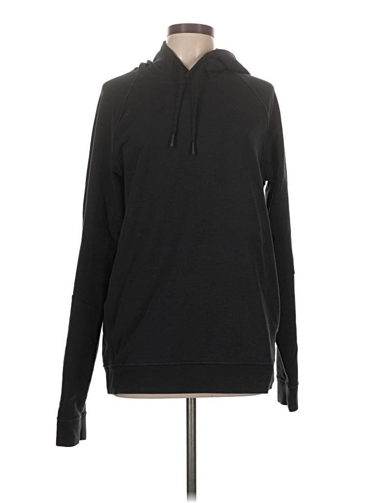 Pre-owned Lululemon Athletica Pullover Hoodie In Black