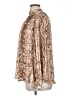 H&M 100% Polyester Animal Print Tan Long Sleeve Blouse Size 14 - photo 5