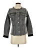LOGO by Lori Goldstein Gray Denim Jacket Size 2 - photo 1