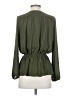a.n.a. A New Approach 100% Polyester Green 3/4 Sleeve Blouse Size XS - photo 2